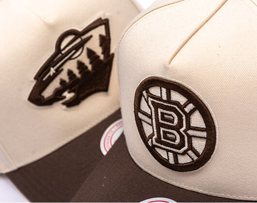 Kappe Mitchell & Ness - NHL Fashion Basic 2T Pro Vntg - Boston Bruins - Cream