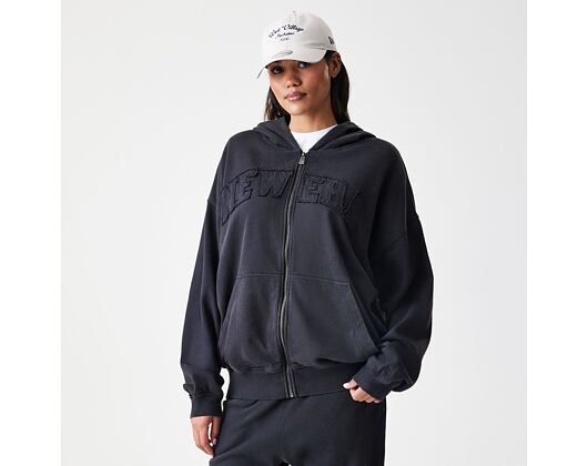 Pullover New Era - Branded Washed Full-Zip Hoody - Black