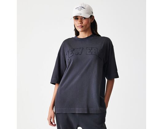 T-Shirt New Era - Branded Washed Oversized Tee - Black