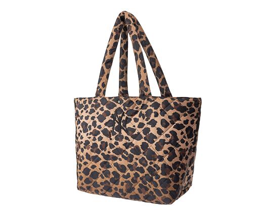Tasche New Era - MLB Leopard Quilted Tote Bag - NY Yankees - Brown / Black