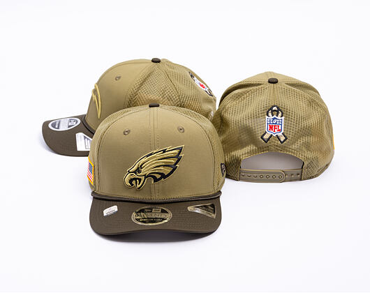 Kappe New Era - NFL25 "Salute to Service" - 9SEVENTY Stretch-Snap - Philadelphia Eagles 