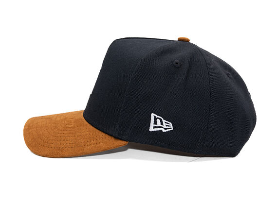 Kappe New Era - MLB Suede Visor 9FORTY A-Frame - Detroit Tigers - Navy / Brown