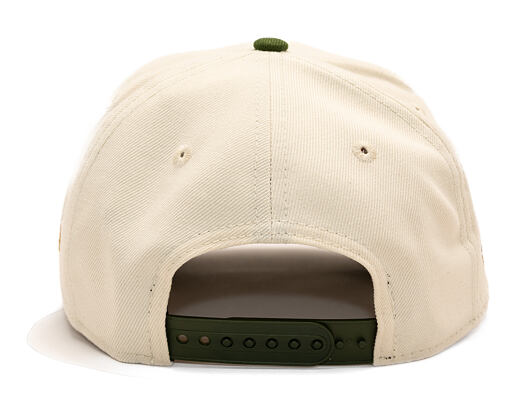 Kappe New Era - MLB WS Patch 9FORTY A-Frame - LA Dodgers - Cream / Rifle Green