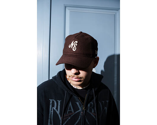 Kappe New Era - Branded Melton Wool 9TWENTY - Brown