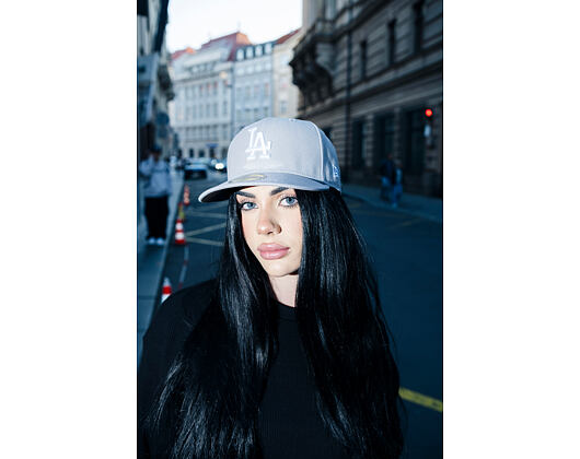 Kappe New Era - MLB Basic 59FIFTY - LA Dodgers - Grey / White