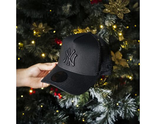 Kappe New Era - MLB Clean 9FORTY Trucker - NY Yankees - Black
