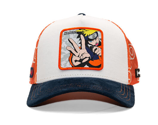 Kappe Capslab Trucker Capslab X Naruto Uzumaki Navy/White/Orange