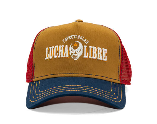 Kappe Stetson - Trucker Cap Lucha Libre by JJ Hats - Navy/Orche