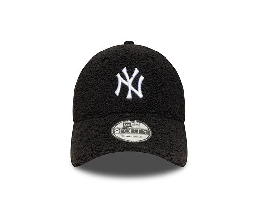 Kappe New Era - MLB Winter Borg Teddy Fleece 9FORTY - NY Yankees - Black / White