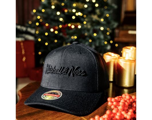 Kappe Mitchell & Ness - Branded Pinscript Classic Red - Black / Black