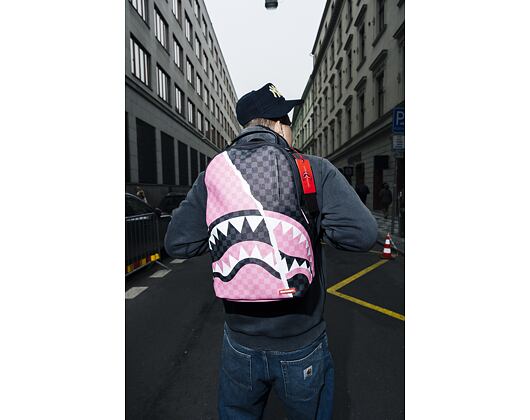 Rucksack Sprayground Pink And Black Tear Sip Backpack
