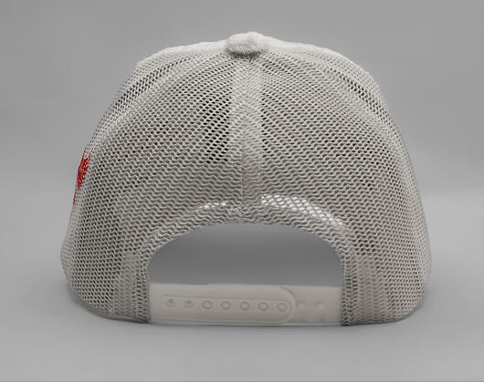 Cap Reflection Luxury Fuzzy Trucker - Oats red