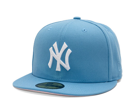 Kappe New Era - MLB 1999 WS 59FIFTY - NY Yankees - Sky Blue / Pink UV