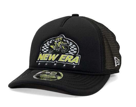 Kappe New Era - Branded Graphic 9FORTY M-CROWN Trucker - Black