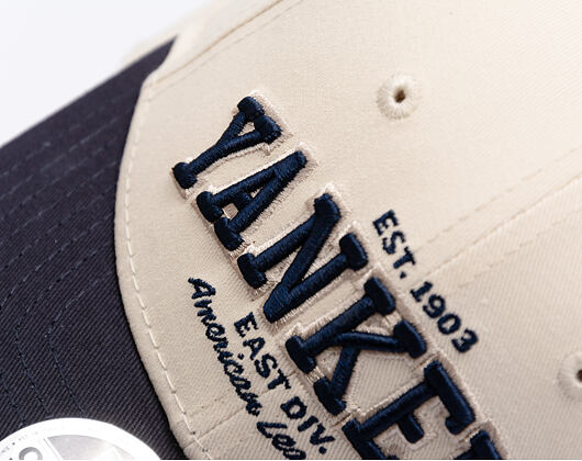Kinder Kappe New Era - MLB Wordmark 9FORTY M-CROWN - NY Yankees - Cream