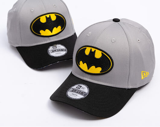 Kinder Kappe New Era - Warner Bros DC Universe 9FORTY - Batman - Grey