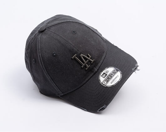Kappe New Era - MLB Wash Distress 9FORTY - LA Dodgers - Steel