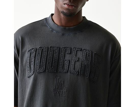 T-Shirt New Era - MLB Washed Boxy Tee - LA Dodgers - Dark Grey