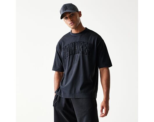 T-Shirt New Era - MLB Washed Boxy Tee - NY Yankees - Black