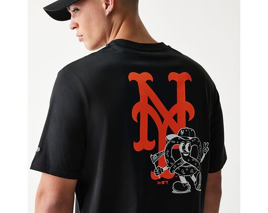 T-Shirt New Era - MLB Food Graphic Tee - NY Mets - Black