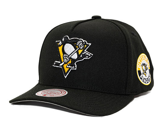 Kappe Mitchell & Ness - Pittsburgh Penguins - Double Clutch Pro Snapback - Black