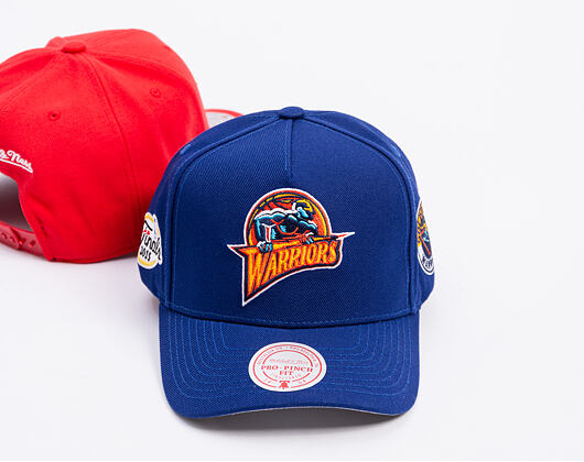Kappe Mitchell & Ness - Golden State Warriors - Double Clutch Pro Snapback Hwc - Navy