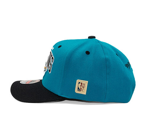 Kappe Mitchell & Ness - NBA Team Arch Snapback - Detroit Pistons - Teal / Black