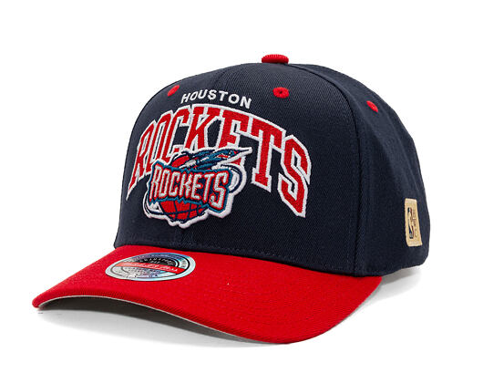 Kappe Mitchell & Ness - NBA Team Arch Snapback - Houston Rockets - Navy / Red