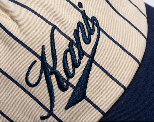 Kappe Karl Kani - Cursive Varsity Pinstripe Baseball Cap