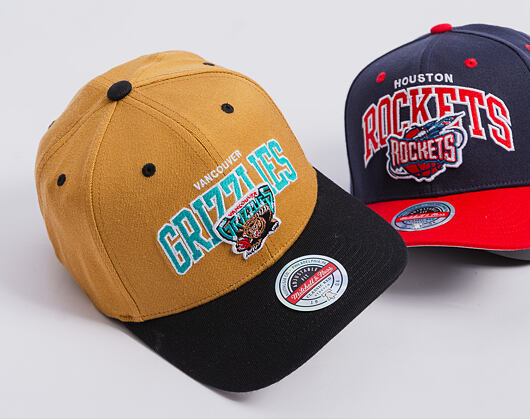 Kappe Mitchell & Ness - NBA Team Arch Snapback - Vancouver Grizzlies - Brown / Black