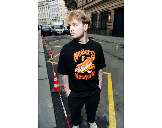 T-Shirt New Era - Food Graphic Tee - Black