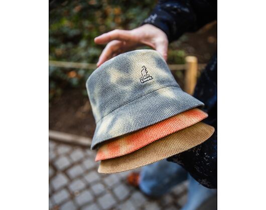 Hut Kangol - Tie Dye Knit Bucket - Coral Flame/Natural
