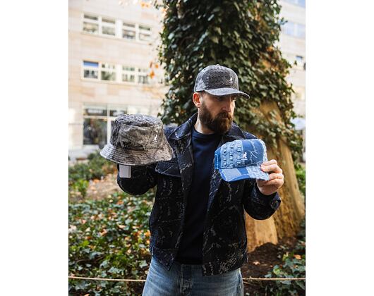 Kappe Kangol - TRENDS PACK - Denim Mashup Baseball - Medium Blue