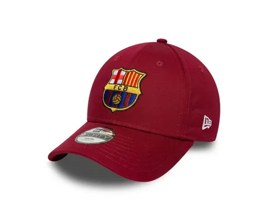Kinder Kappe New Era - Core Logo 9FORTY Kids - Barcelona FC - Cardinal