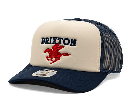 Kappe Brixton - Pegasus MP Trucker - White/Navy