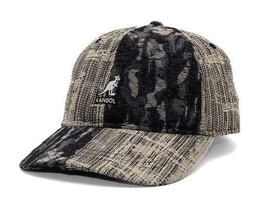 Kappe Kangol - TRENDS PACK - Denim Mashup Baseball - Black Topstitch