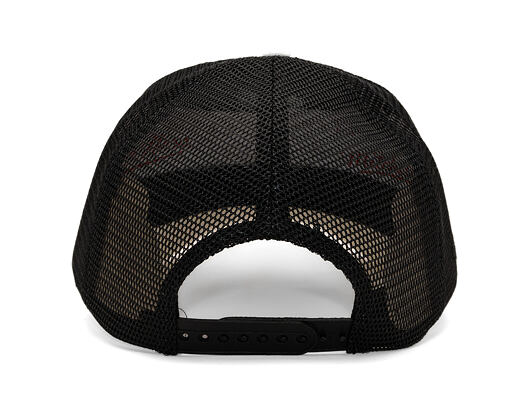 Kappe Ed Hardy - Mono Giant Dragon Twill Front Mesh Trucker - White/Black