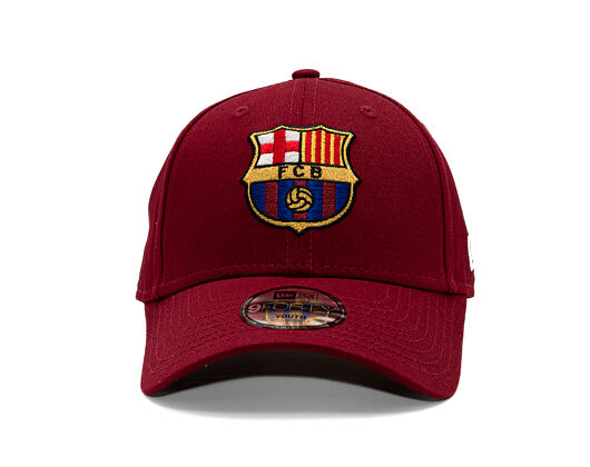 Kinder Kappe New Era - Core Logo 9FORTY Kids - Barcelona FC - Cardinal