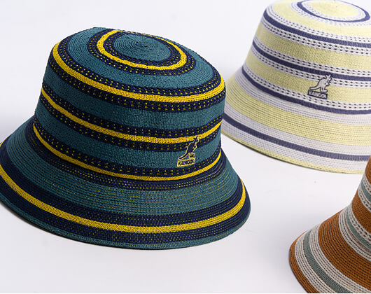 Hut Kangol - Tropic Resort Stripe Lahinch - Celestial Teal Multi