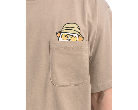 T-Shirt Nermal S Thompson Pocket Tee (Tan)