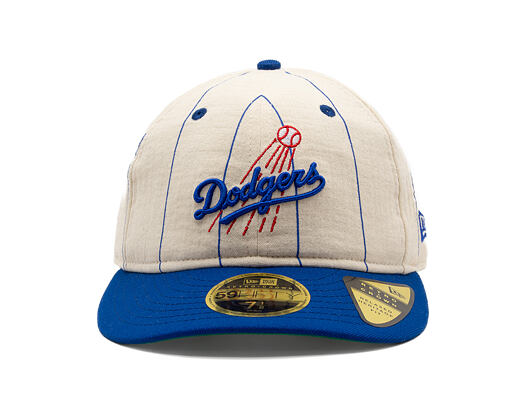 Kappe New Era - MLB Retro Linen Pinstripe 59FIFTY Retro Crown - LA Dodgers - Team Color