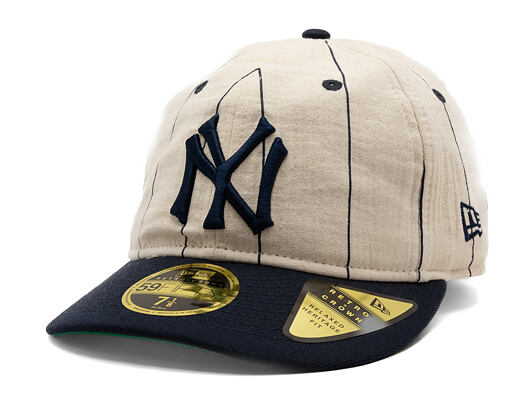 Kappe New Era - MLB Retro Linen Pinstripe 59FIFTY Retro Crown - NY Yankees - Team Color