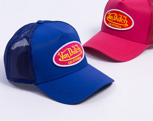 Kappe Von Dutch - Trucker - Cali Patch Royal/Pink