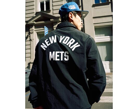 Jacke New Era - MLB Coaches Jacket - NY Mets - Black