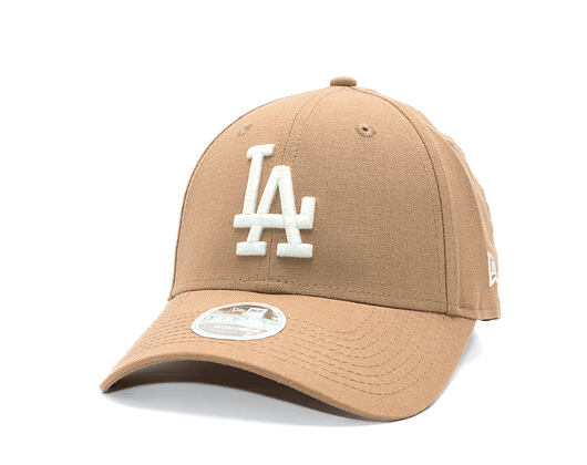 Damen Kappe New Era - MLB Linen 9FORTY - LA Dodgers - Camel