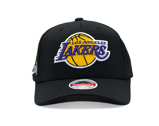 Kappe Mitchell & Ness  - NBA Classic Red Snapback Custom Patch - Los Angeles Lakers - Black