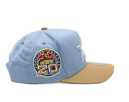 Kappe Mitchell & Ness  - NHL Frosted Peak - Pro Pinch Snapback - Dallas Stars - Blue/Green