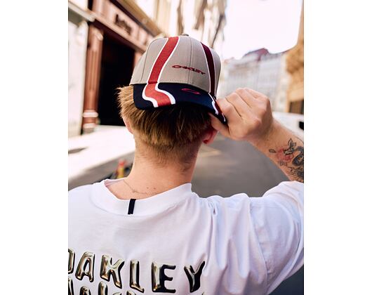 Kappe Oakley - Wave Cap - Cement/Black/Iron Red