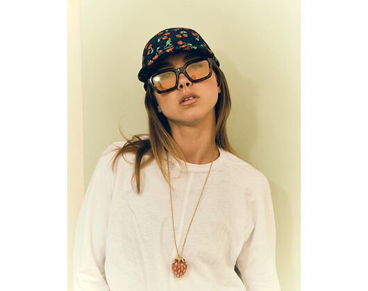 Kappe Kangol - Tropic Cherry Spacecap - Navy