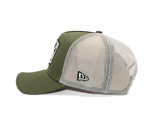 Kappe New Era - Branded Summer Patch 9FORTY A-Frame Trucker - New Olive